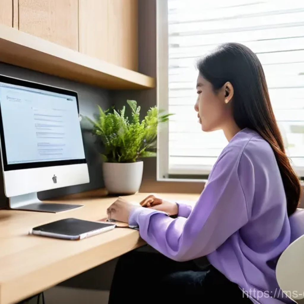 온라인 학습 환경 설계 - **Prompt:** A cozy and well-lit home study corner in Malaysia, designed for a focused online learnin...