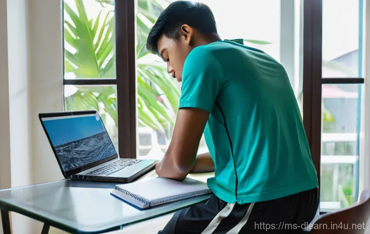 온라인 학습 환경 설계 - **Prompt:** A cozy and well-lit home study corner in Malaysia, designed for a focused online learnin...