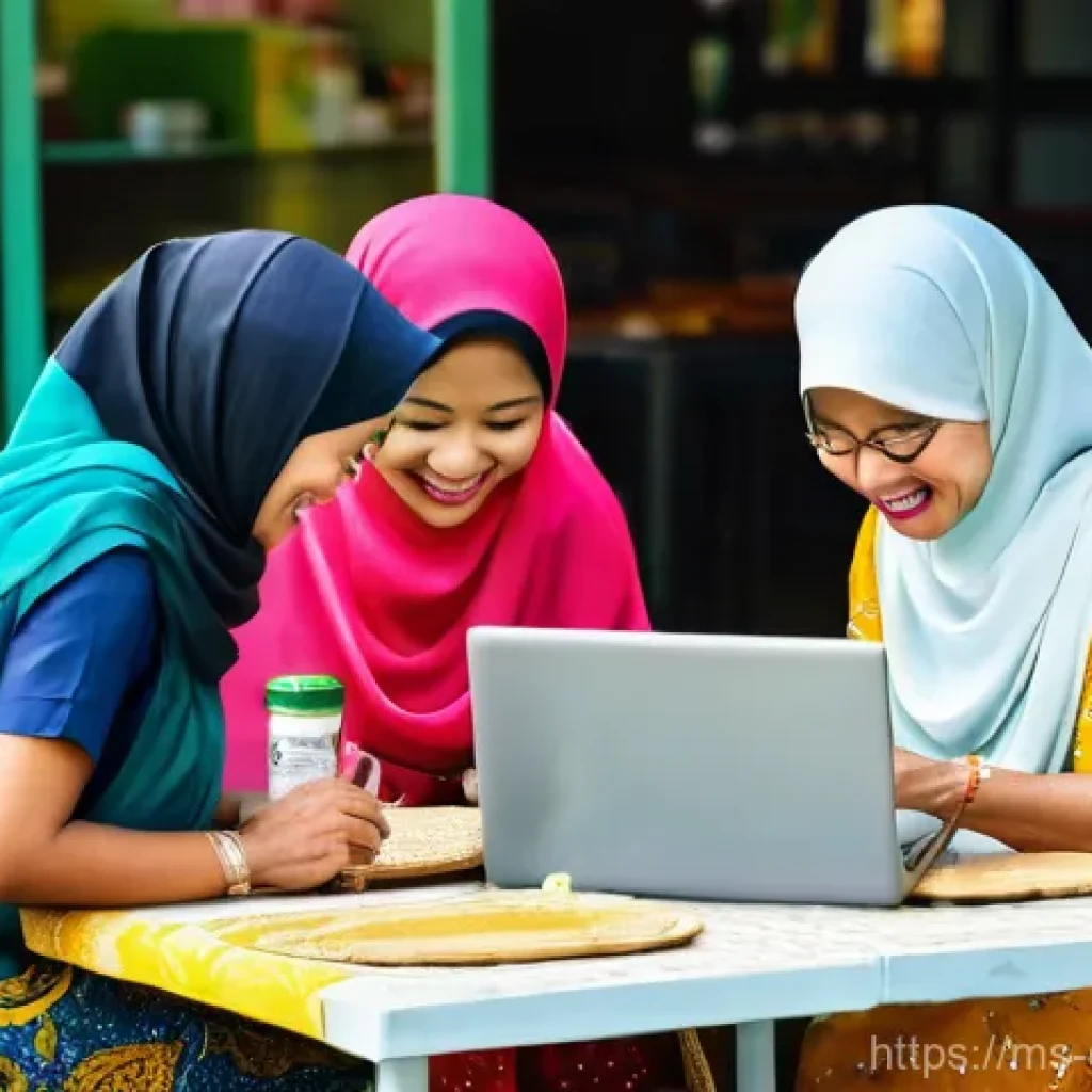 e Learning 트렌드 - **"E-Learning Anytime, Anywhere in Malaysia":** A diverse group of Malaysian individuals, including ...