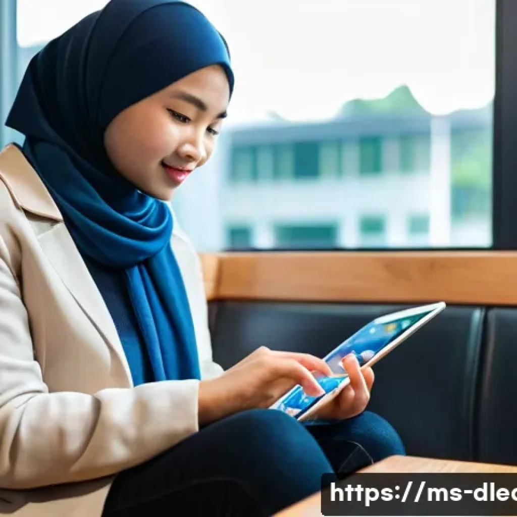 온라인 학습 시장 분석 - **Prompt:** A diverse group of Malaysian individuals, ranging from a university student to a working...